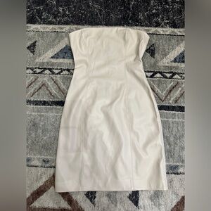 Susana Monaco Strapless almond Dress S NWOT $198